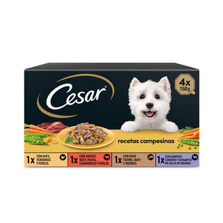 Cesar Receita Campesina lata para cães